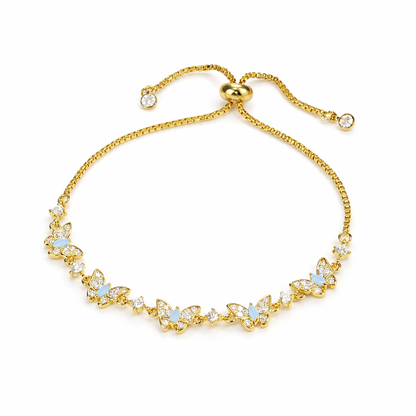 Aurelia Multi-Butterfly Bracelet