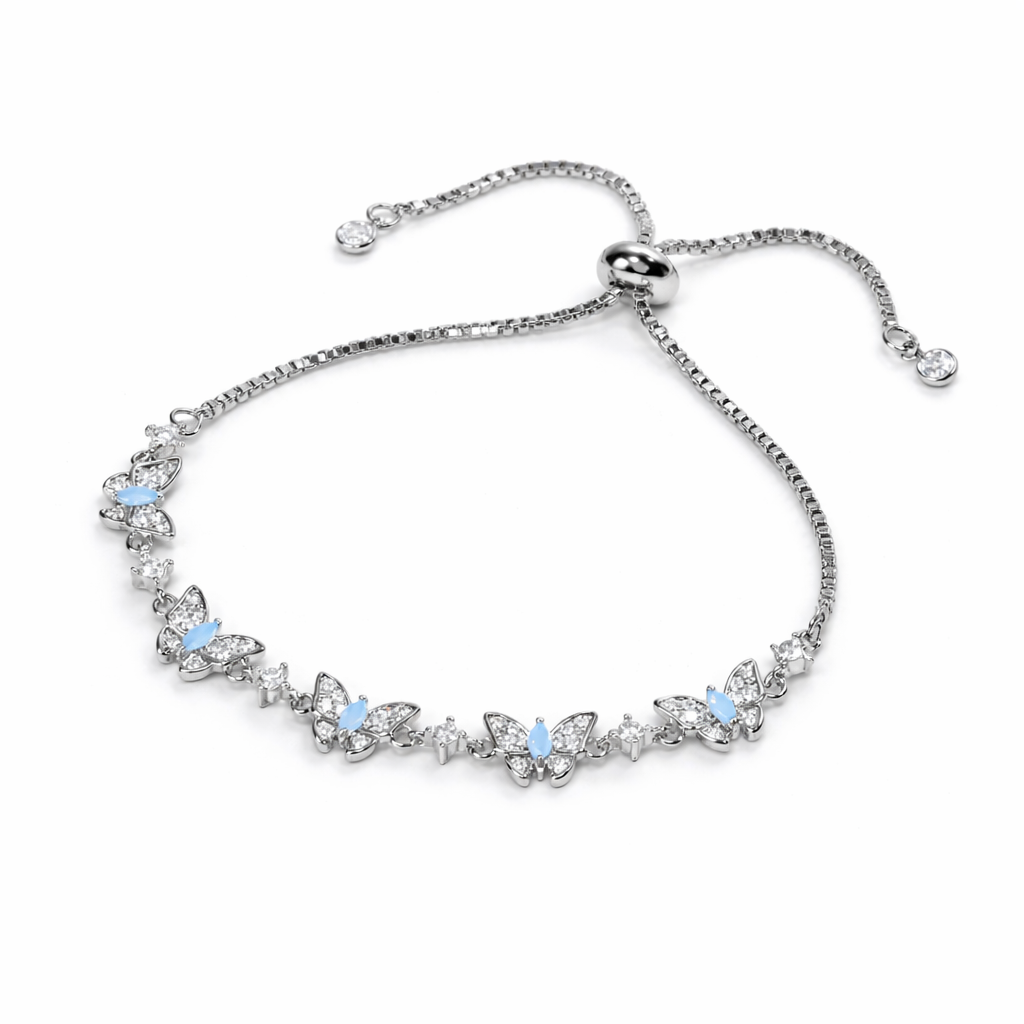 Aurelia Multi-Butterfly Bracelet