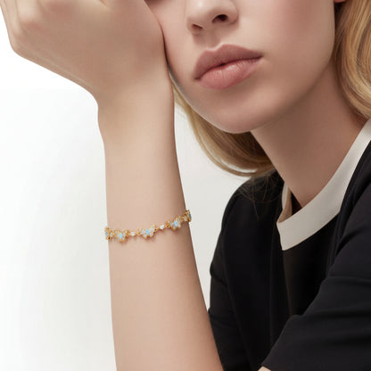 Aurelia Multi-Butterfly Bracelet